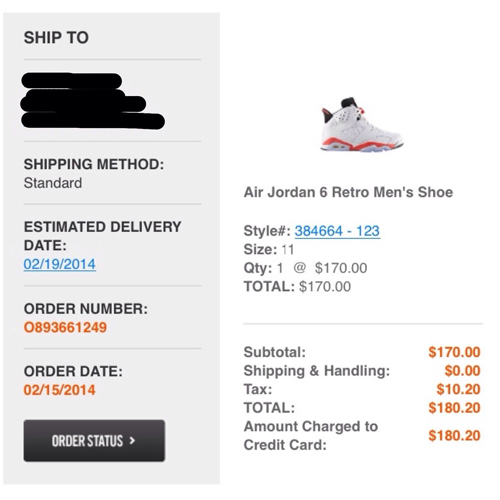 order jordans