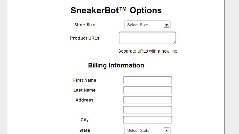 Nike Bot | SneakerBot | Nike Shoe Bot | NikeShoeBot