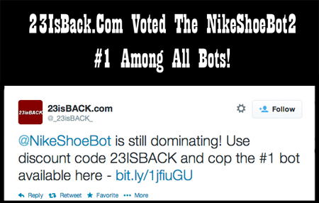 Nikeshoebot coupon new arrivals