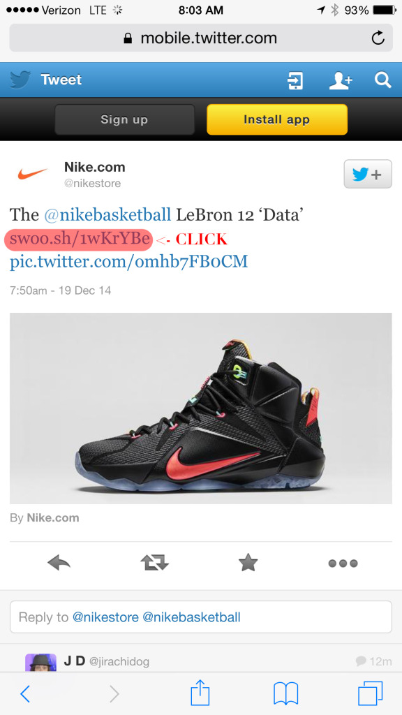 Nike shoe outlet bot twitter