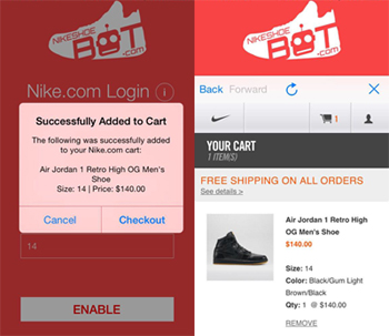 bots for sneakers app