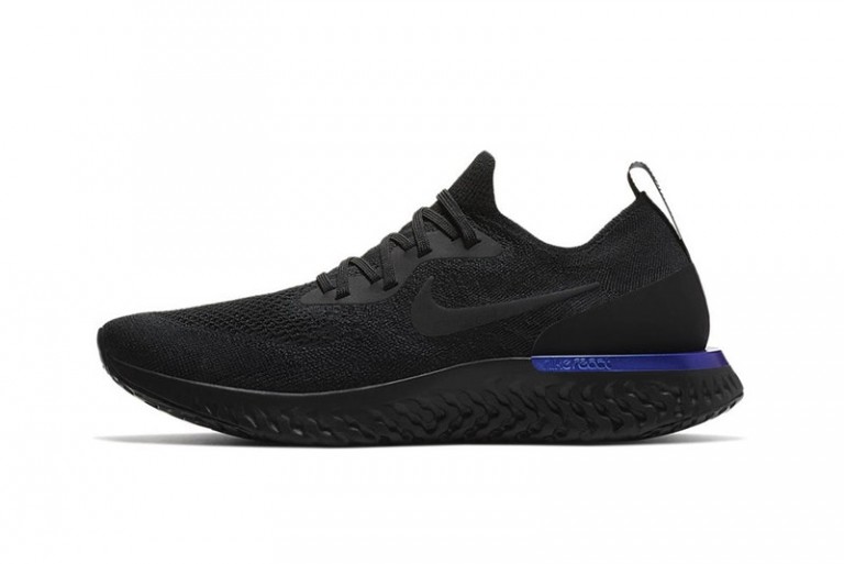 nike epic react black racer blue