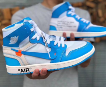 UNC off white air jordan 1