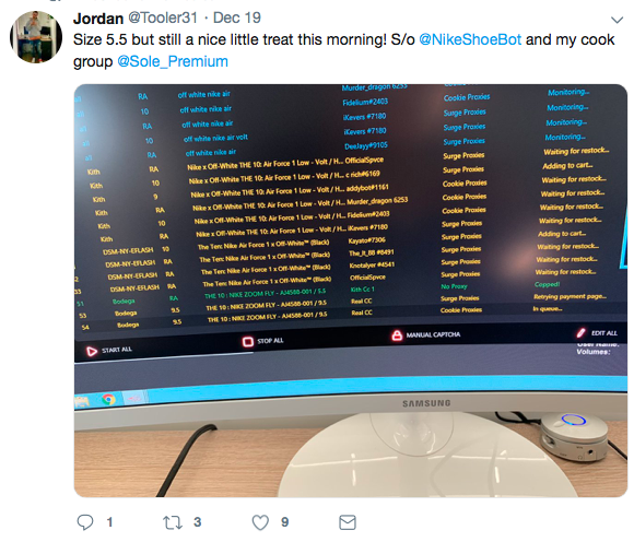 nike website bot