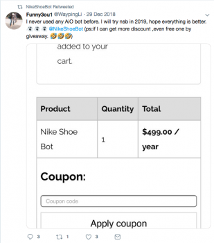 nikeshoebot coupon