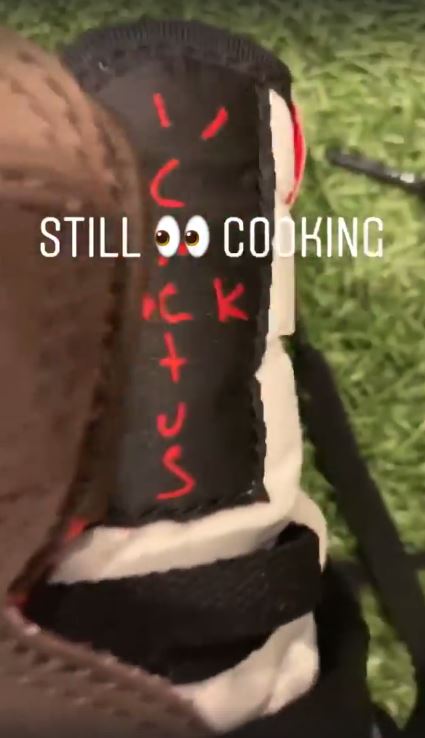Peep the Travis Scott Air Jordan 1 Cactus Jack Backwards Swoosh