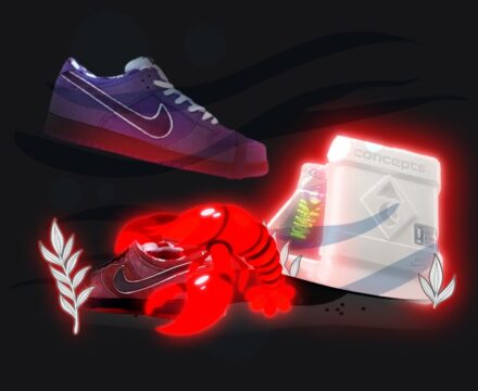 Cncpts nike sb dunk lobster history