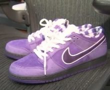 nike sb dunks purple lobster