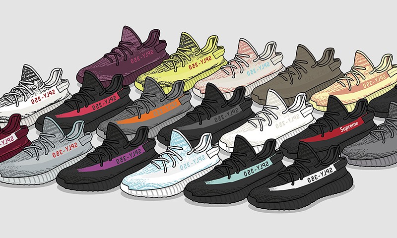 every pair of yeezys