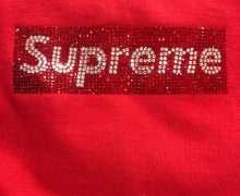 Supreme Box Logo in Swarovski