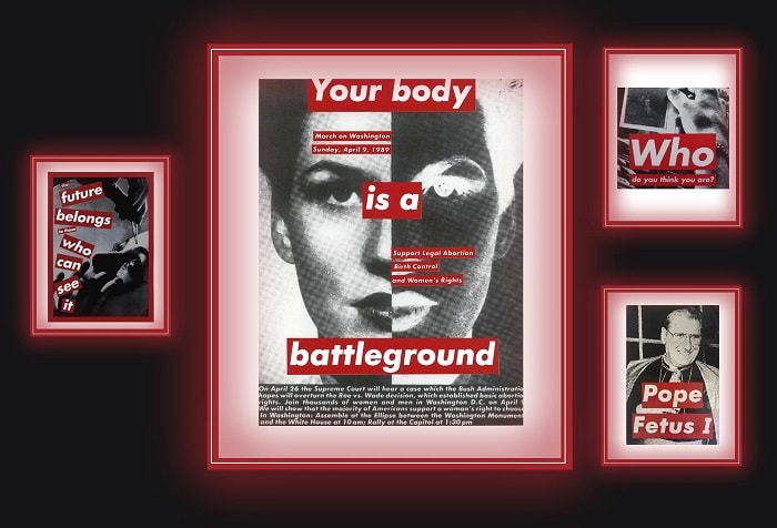 barbara kruger supreme box logo inspo