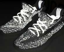 Yeezy Changes Boost 350 V2 Static Black Reflective