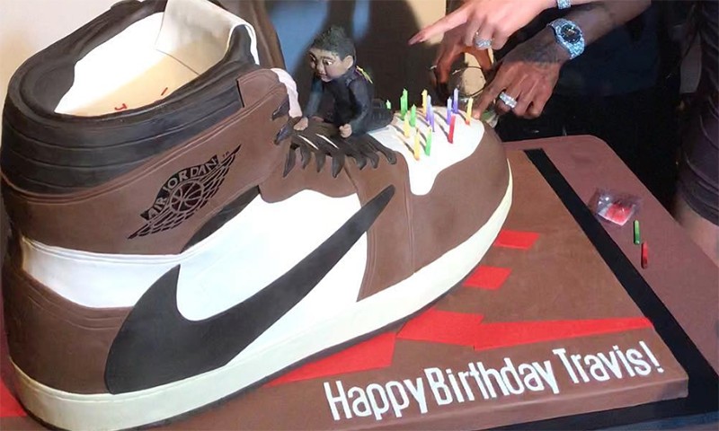 Travis Scott Air Jordan copped using NSB