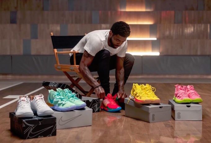 Kyrie x Nike collaborations spongeBob