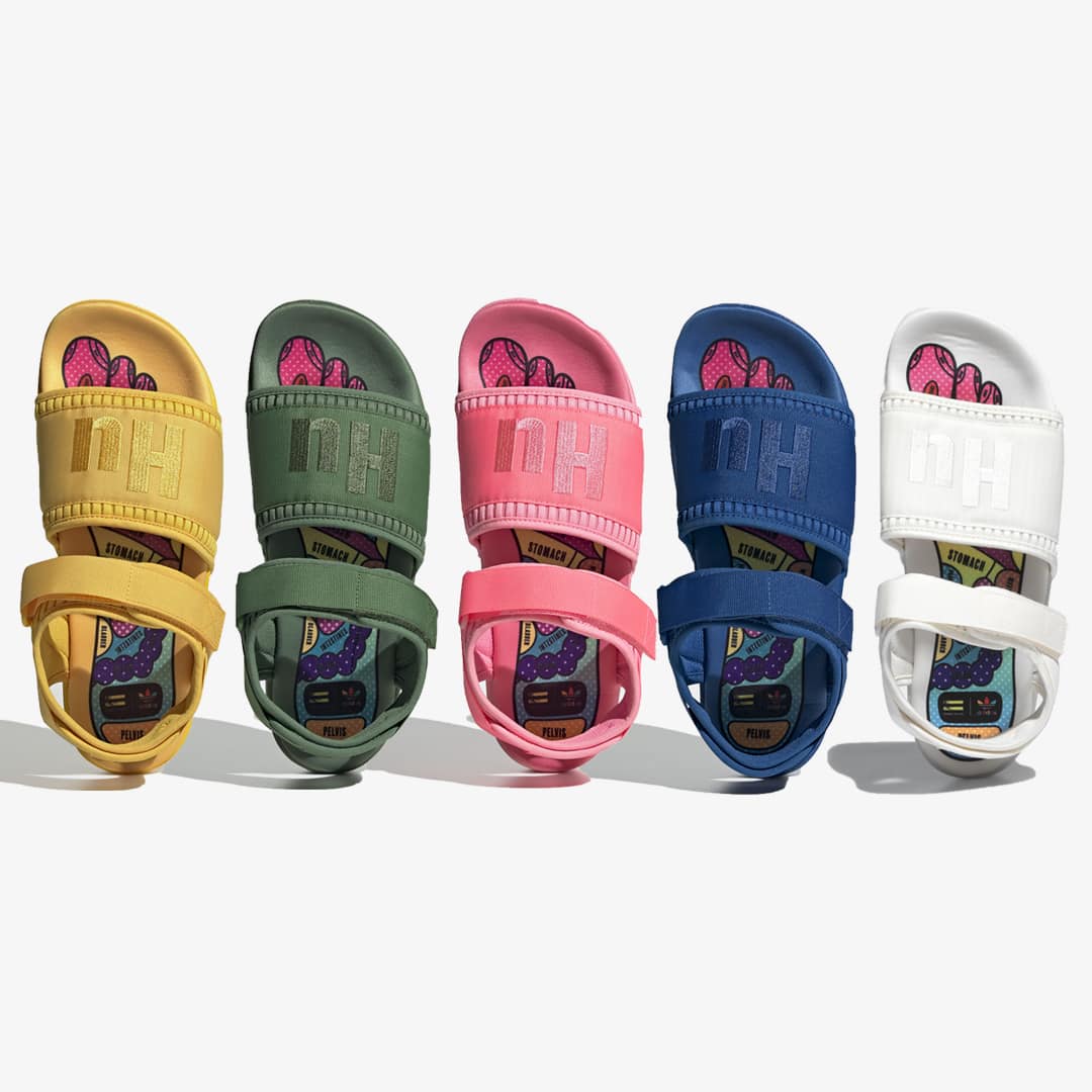 adilette sandals pharrell