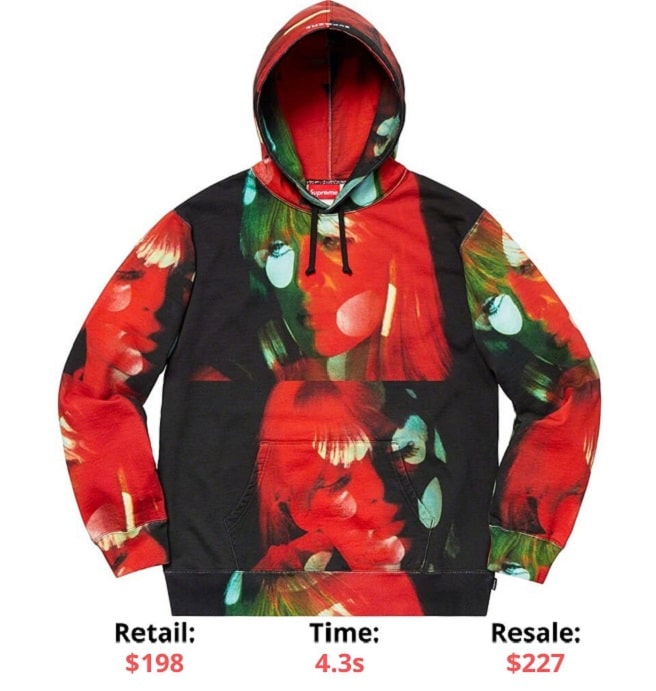 Supreme - The Velvet Underground Nico Hooded Sweatshirt Supreme Sellout times supreme items