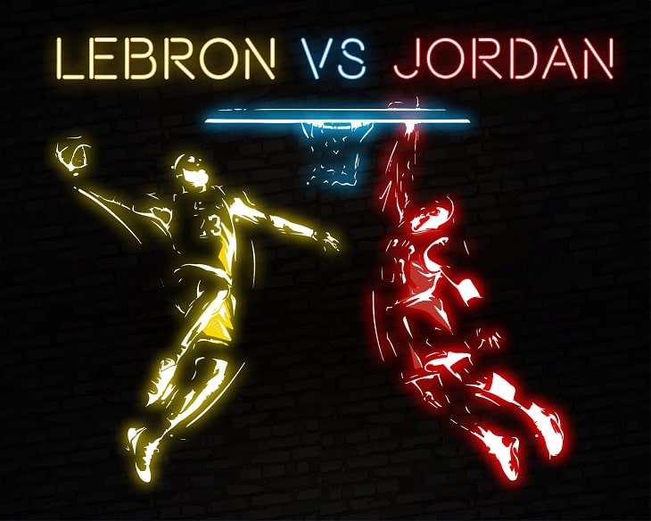Jordan vs Lebron -
