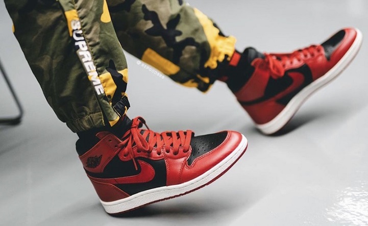 Air Jordan 1 Retro High 85 on feet