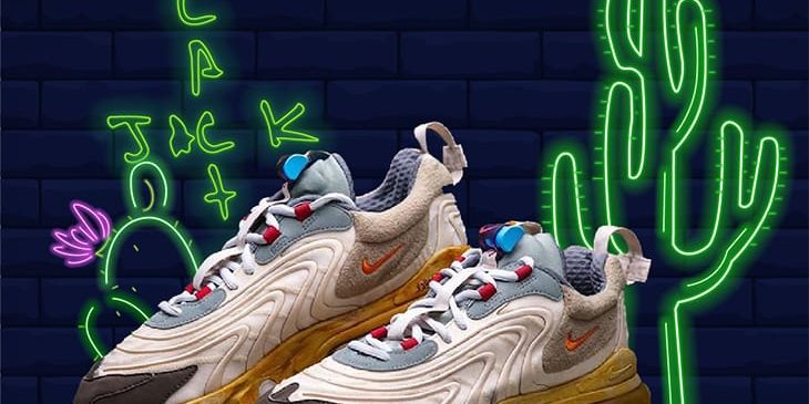 Travis Scott shoes Nike Air Max 270 React Neon Image