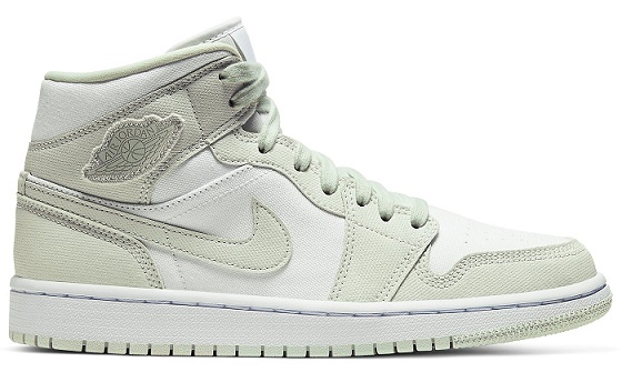 Women Sneakers 2020 - Air Jordan 1 Mid Spruce Aura