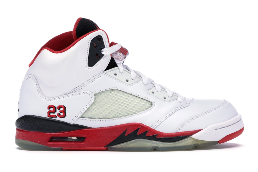 25 air jordan v fire red