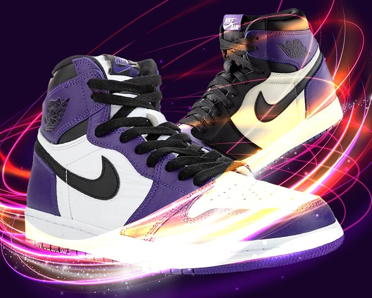 purple jordans 2020