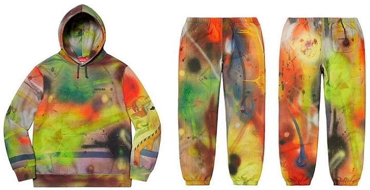 Supreme Week 4 Rammellzee Hooded Sweatshirt and Sweatpant