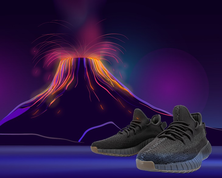 yeezy boost drawing