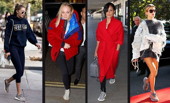 Women's outfits with yeezys sale