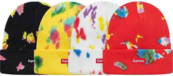 Splatter Dyed Beanie - Supreme Hoodie