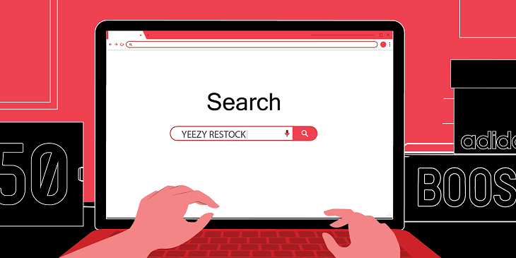 Yeezy restocks over the years