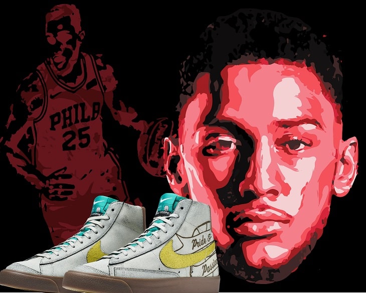 ben simmons nike blazer