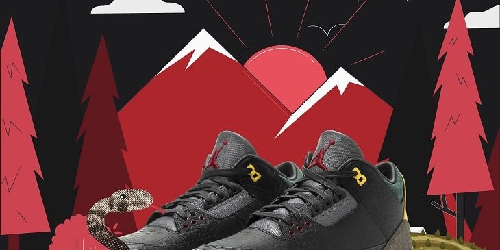 jordan 3 animal instinct with snakes