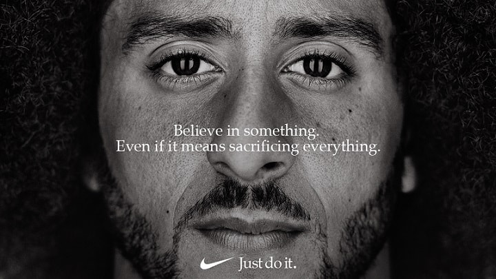 colin kaepernick - looted sneakers