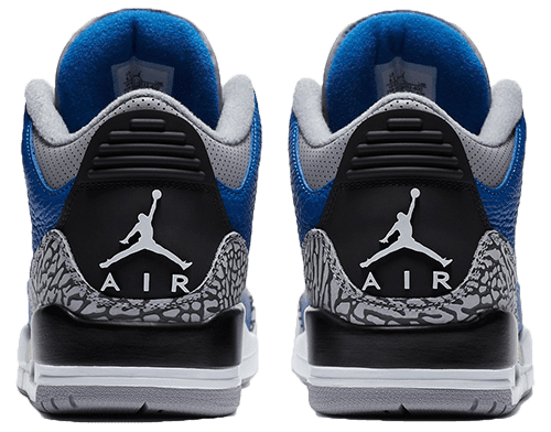 jordan 3 royal blue heels