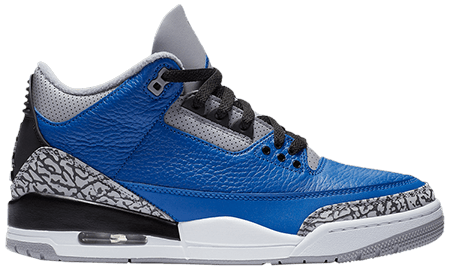 blue 3 jordan