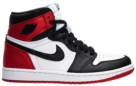 Jordan 1 Satin Black Toe