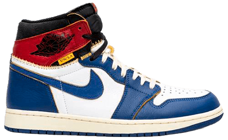 Union Jordan 1 Blue toe