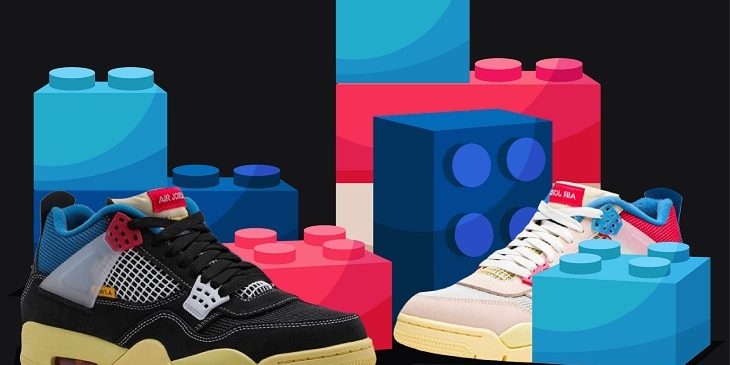 Union Jordan 4 color block Union Jordan 4 color block