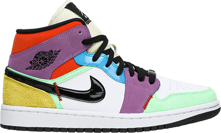 multicolor sneakers - jordan 1 multicolor w