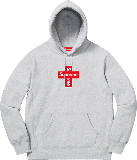 supreme preview - cross box logo hoodie