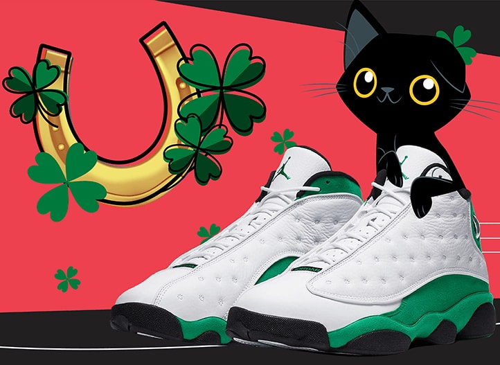 Air Jordan 13 Lucky Green Suprestitions