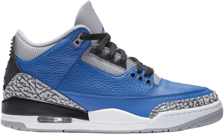 October Jordans - AJ3 Royal