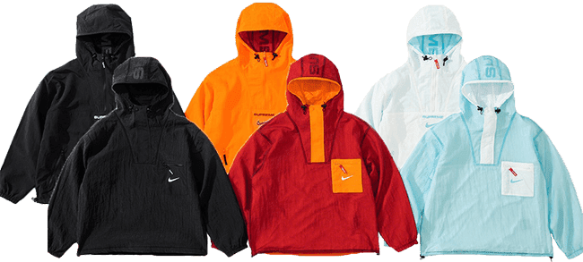 supreme nike anorak