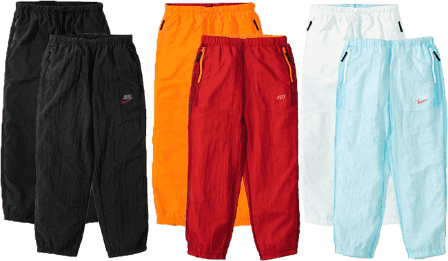 Supreme and Nike reversible pants week 2