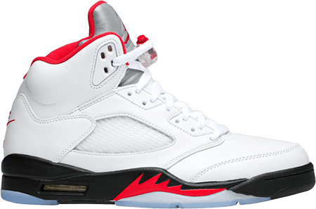 off white jordan 5 fire red