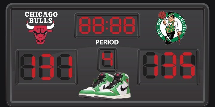Jordan 1 Lucky Green Scoreboard Jordan 1 Lucky Green Scoreboard