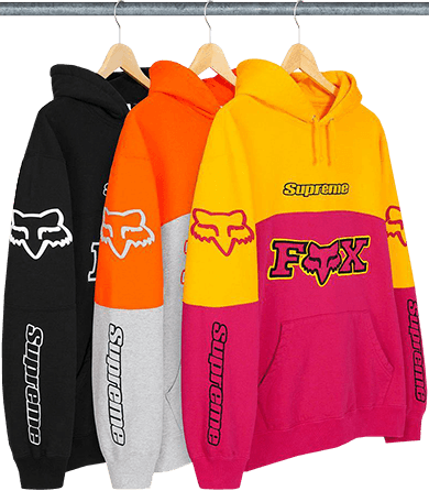 supreme fox racing hoodie