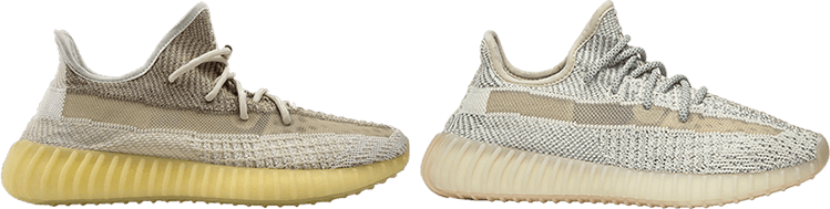 yeezy 350 natural vs lundmark