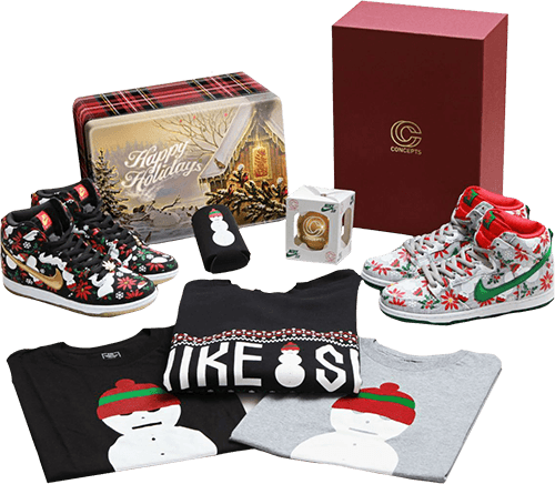 nike concepts ugly christmas sweater